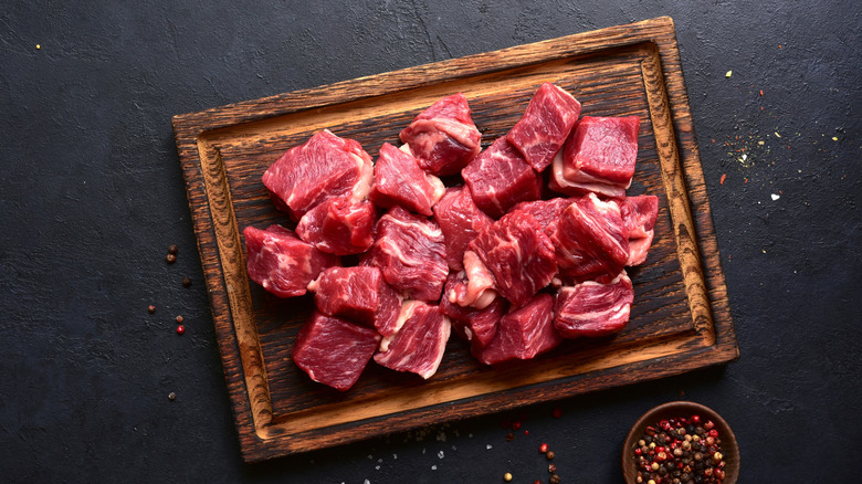 chunks of beef stew meat
