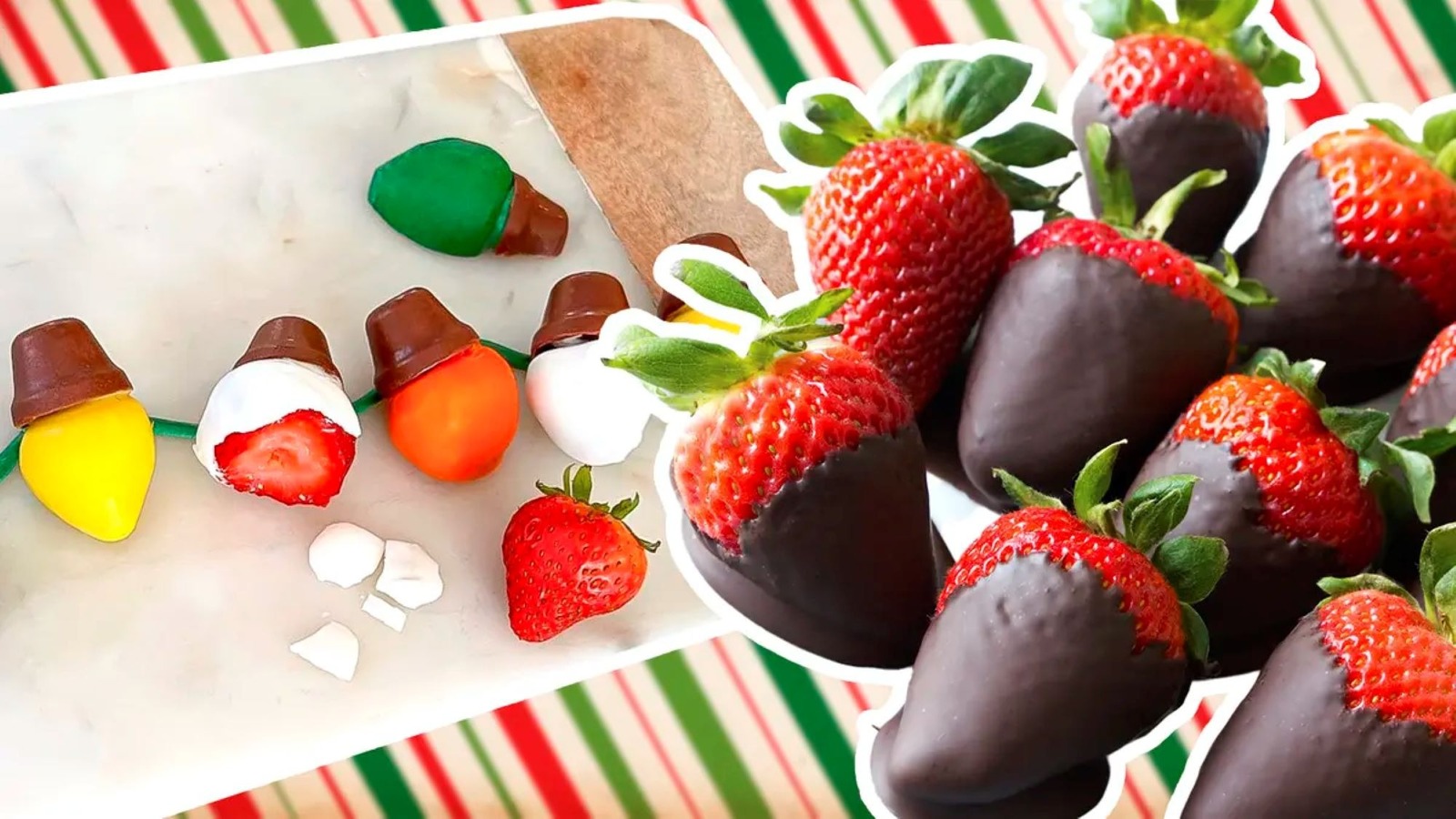 The Simple Way To Turn Chocolate Covered Strawberries Into Edible String Lights