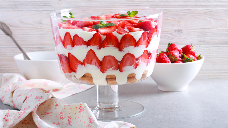 strawberry trifle
