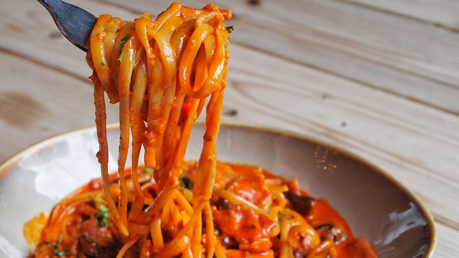 The Spicy Pasta Sauce Alternative Made With One Condiment And Some Butter