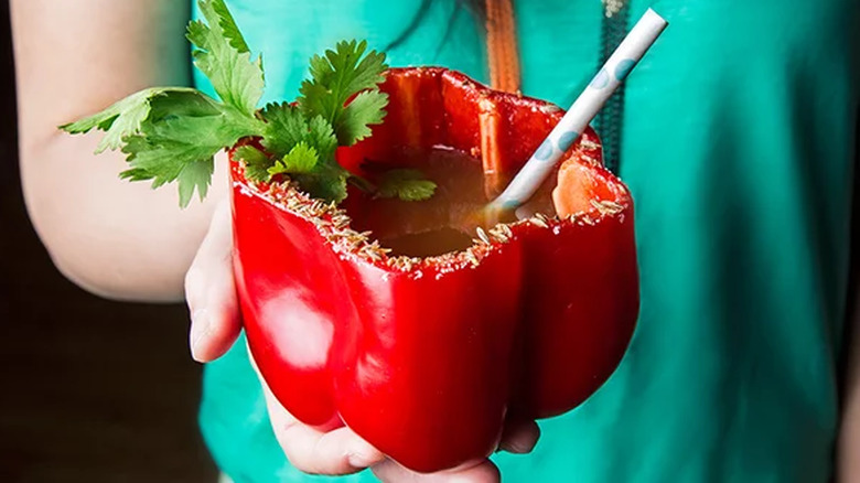 The Botanist in a hollowed-out pepper