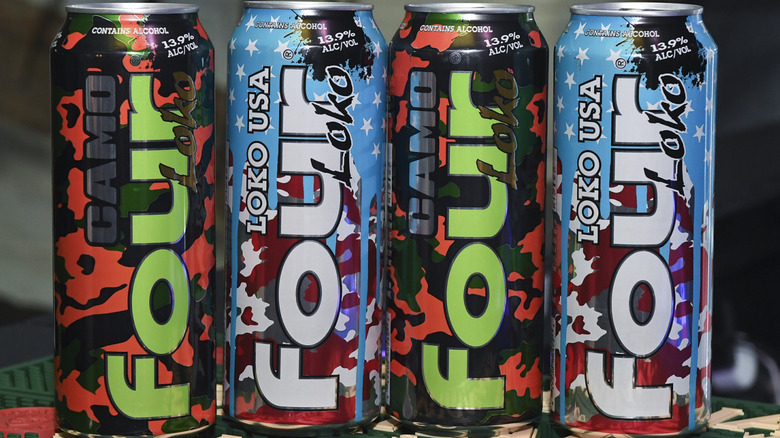four cans of four loko