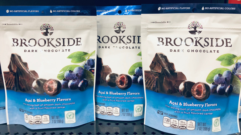 brookside packaging at a grocery store