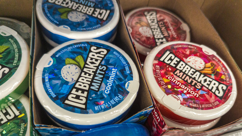 ice breakers tins of mints