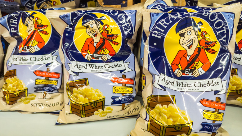 three bags of pirate's booty