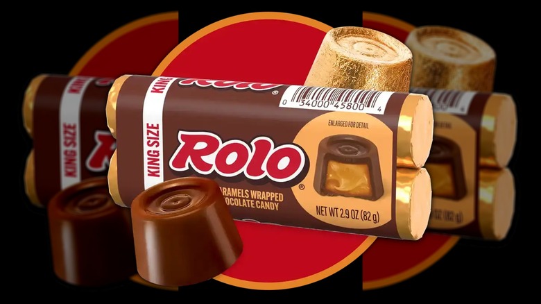 Rolo packaging with two Rolo candies