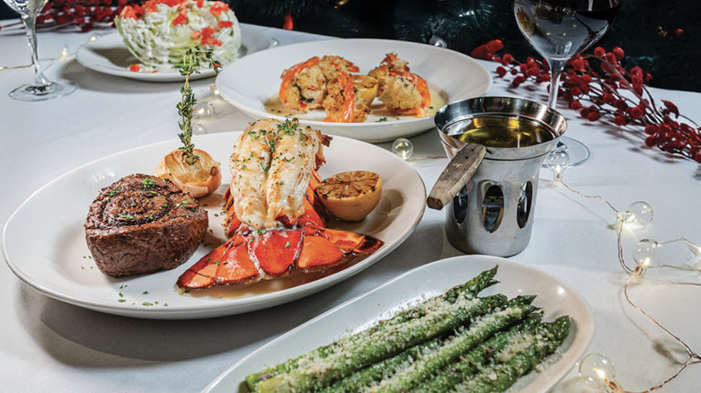 Entrees and sides at Sullivan's Steakhouse