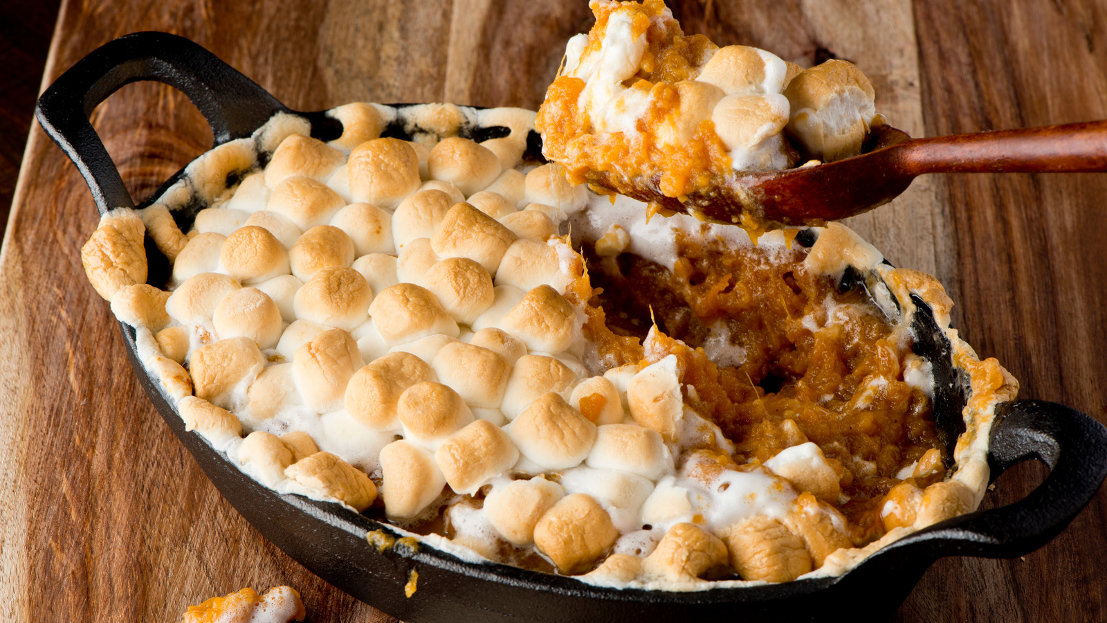 The Sticky History Of Topping Sweet Potato Casserole With Marshmallow