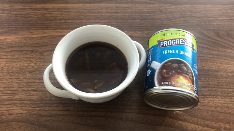 Progresso canned French onion soup