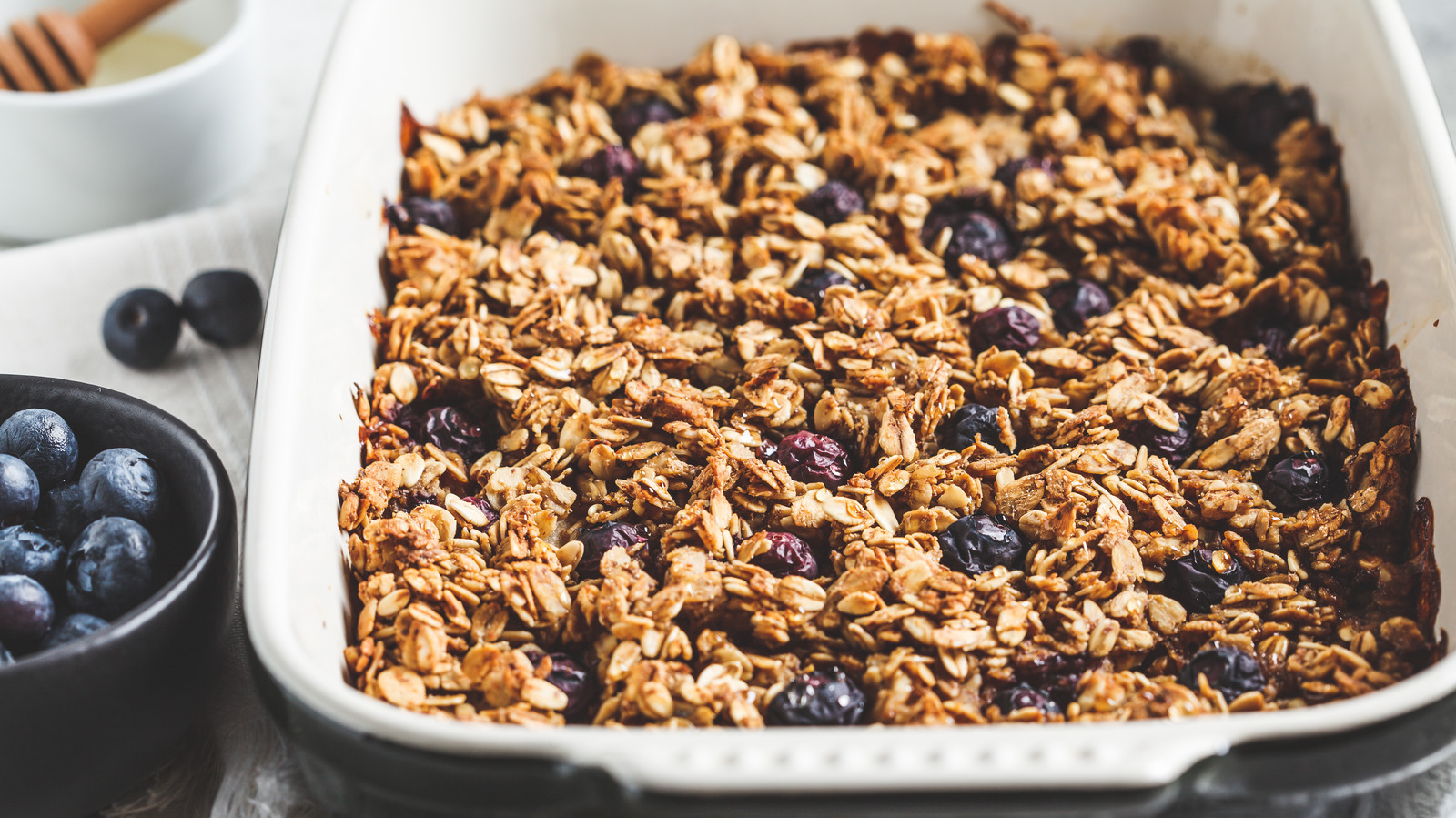 instant oatmeal is the storebought ingredient to boost your fruit crisps
