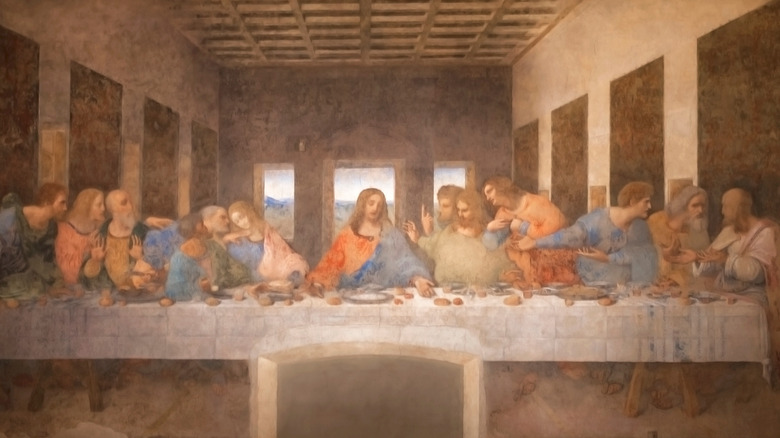 Leonardo Da Vinci's painting "The Last Supper" 