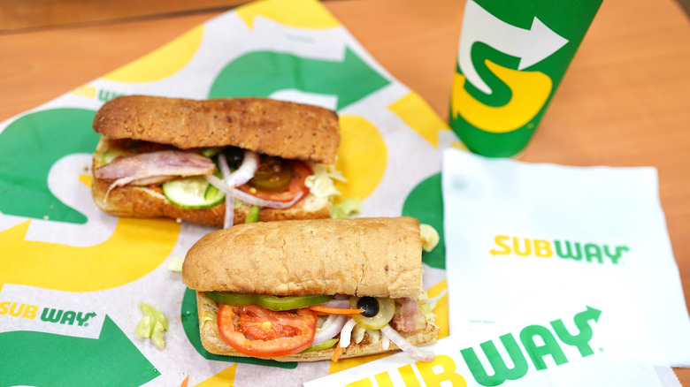 Subway sandwich meal combo