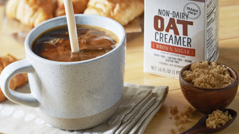 Trader Joe's non-dairy brown sugar oat creamer