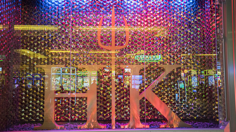 Hell's kitchen signage