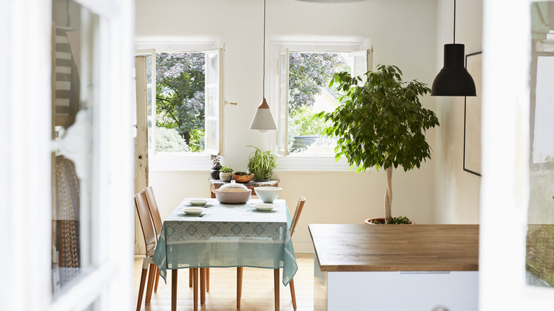 bright kitchen space