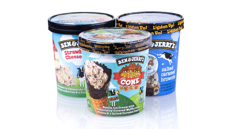 3 Ben and Jerry's flavors
