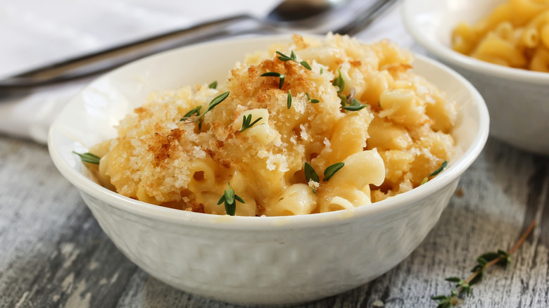 bowl of mac and cheese