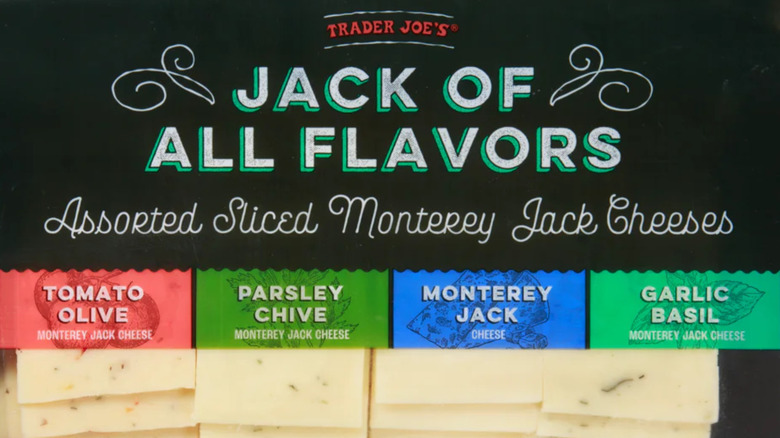 Trader Joe's Jack of All Flavor Monterey Jack cheese party tray