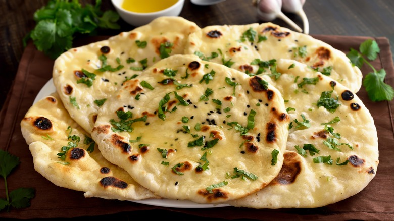 stack of naan