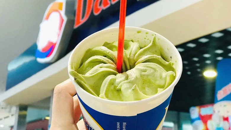 matcha Blizzard at Dairy Queen in China