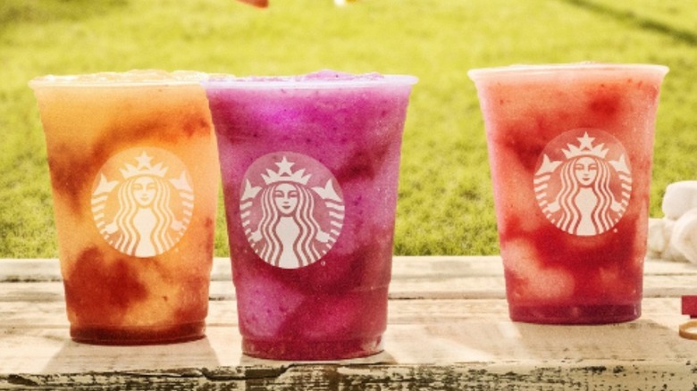 Starbucks tropical frozen refreshers