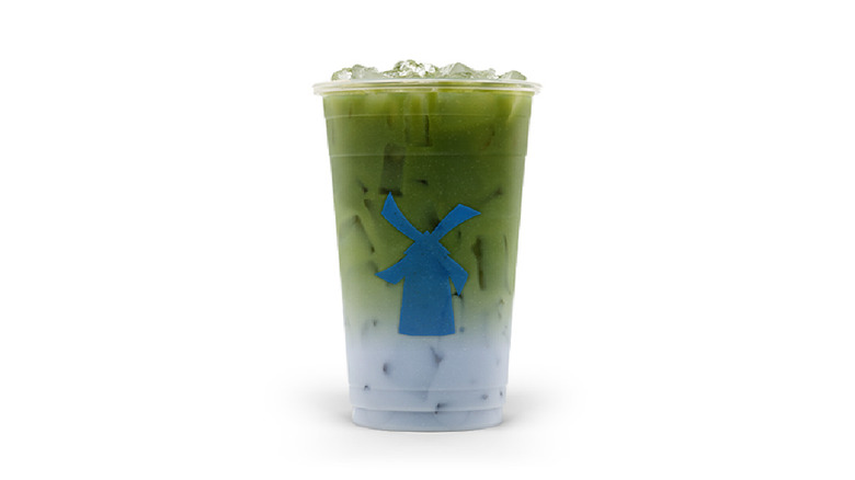 Dutch Bros Lavender Matcha drink