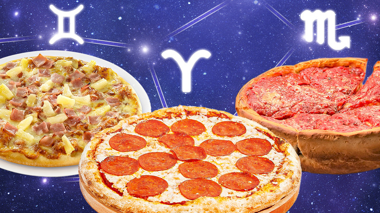 pizzas and zodiac signs