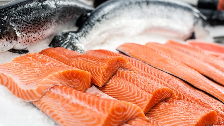 salmon filets 