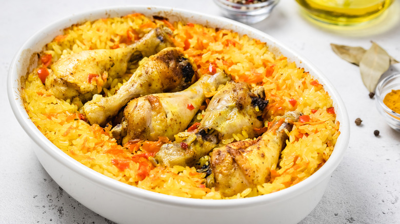 chicken curry rice casserole