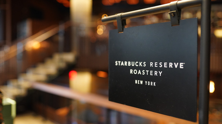 Starbucks Reserve Roastery sign