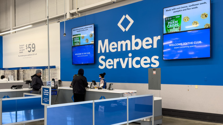 Sam's Club Member Service desk