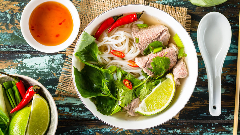 pho with sides