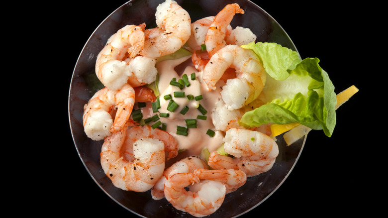 shrimp with creamy sauce