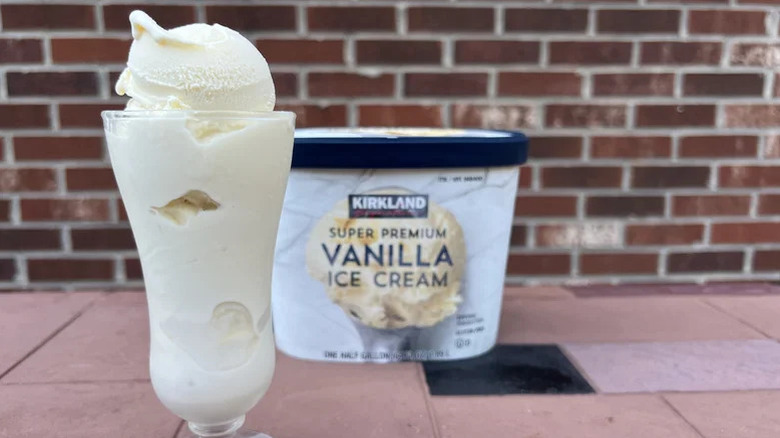 Costco's Kirkland brand vanilla ice cream