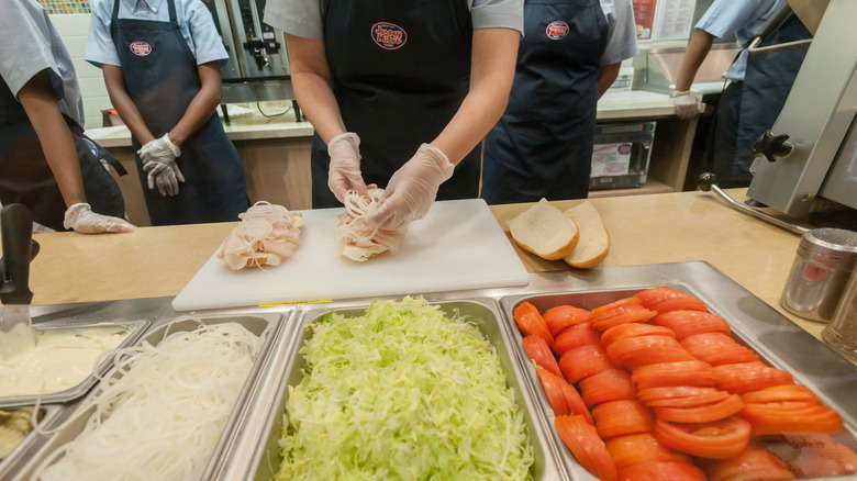 Jersey Mike's Ordering Counter