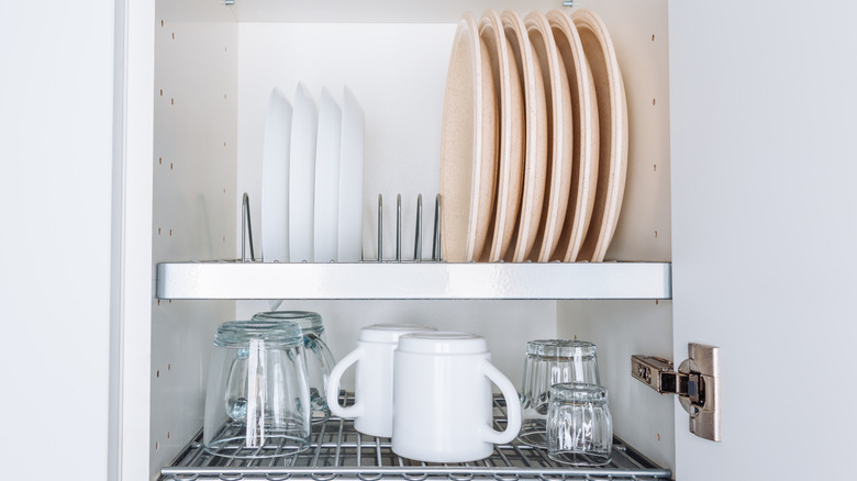 organized kitchen cabinet