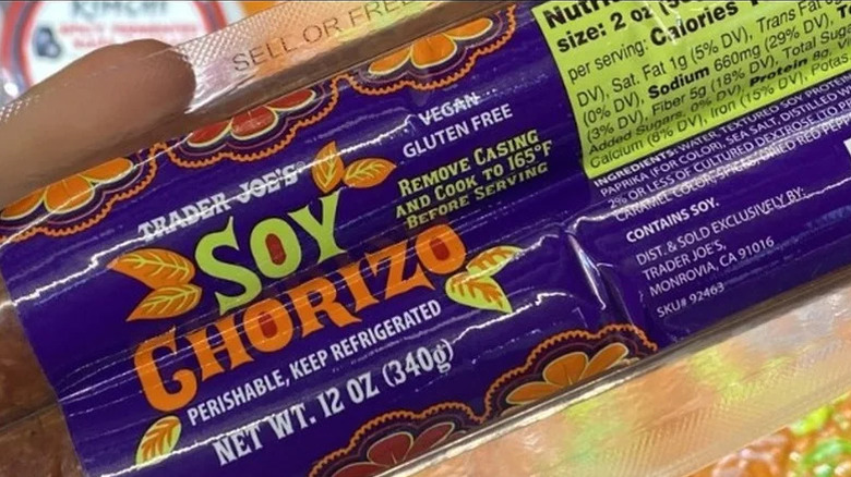Trader Joe's soy chorizo