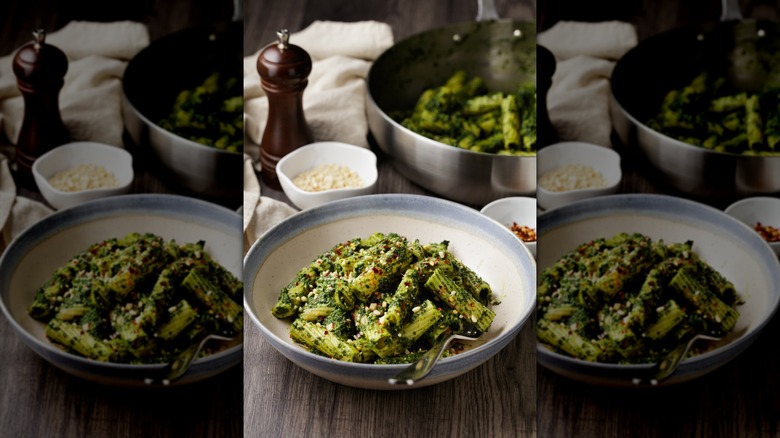 bowl of cabbage noodles