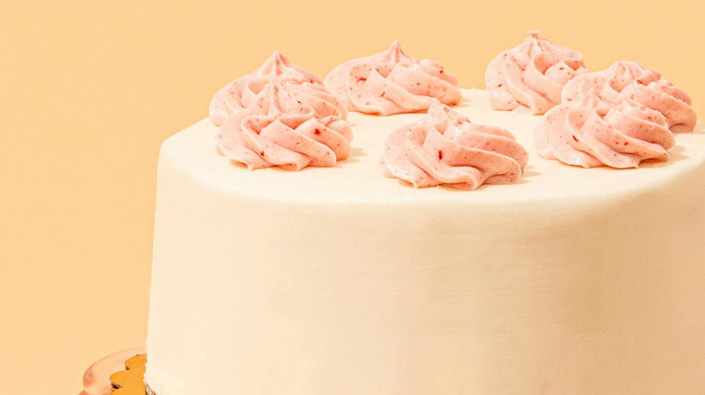 The smaller version of JFK's wedding cake