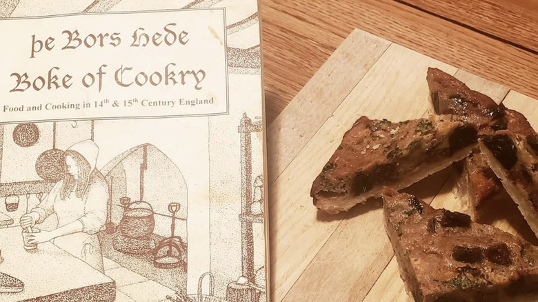 Medieval cookbook and pastry