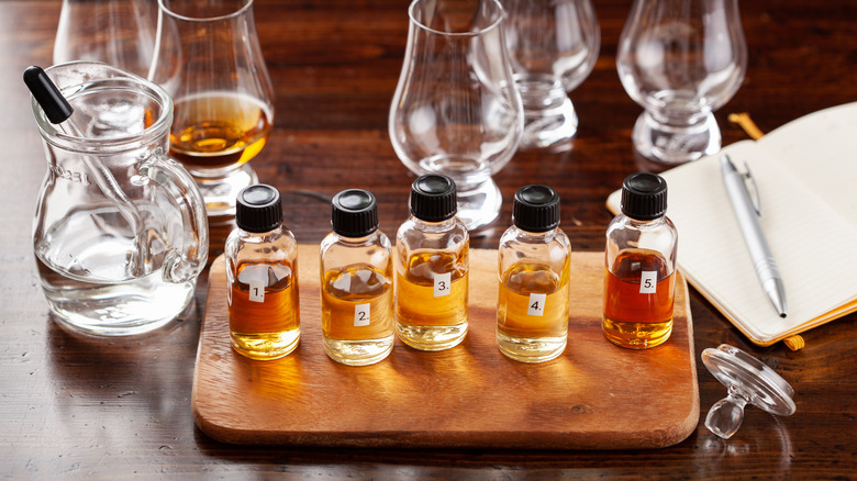 whiskey tasting order