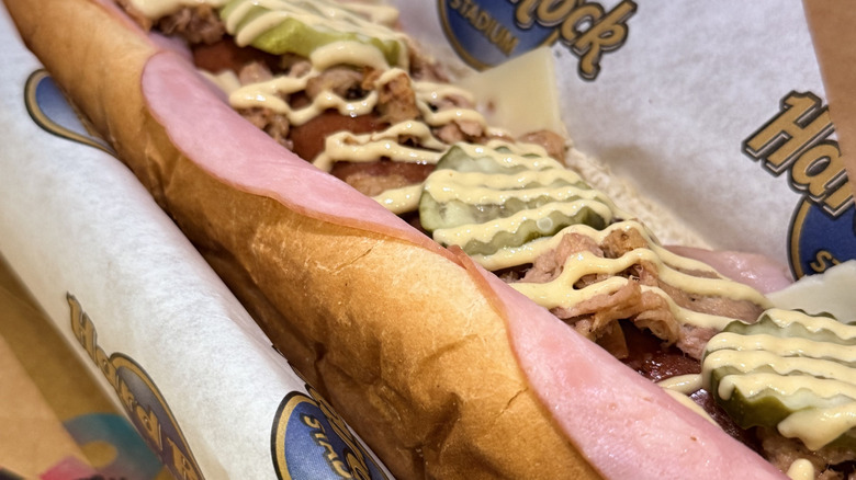 A product image of the Miami Dog from Sodexo Live!