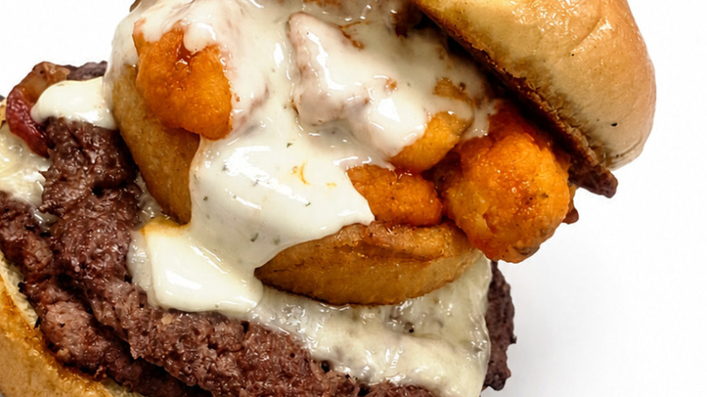 A product image of The Raid Burger from Aramark Sports + Entertainment