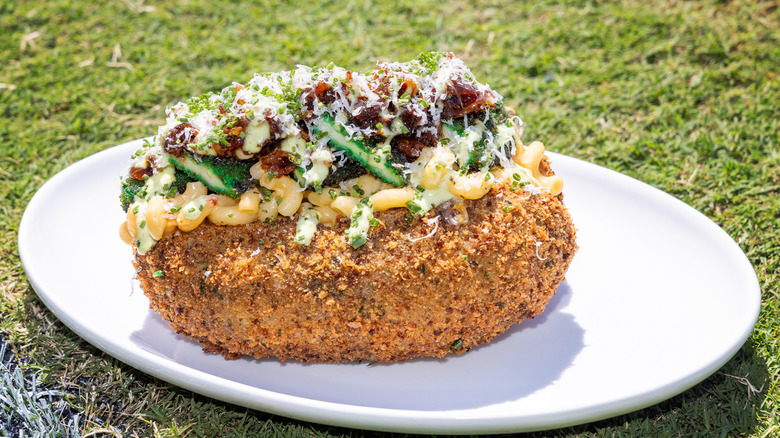 A product image of the Tush Push Tater from Aramark Sports + Entertainment