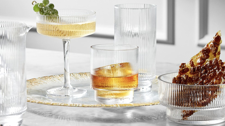 Williams-Sonoma Modern Optic Highball Glasses, Set of 4