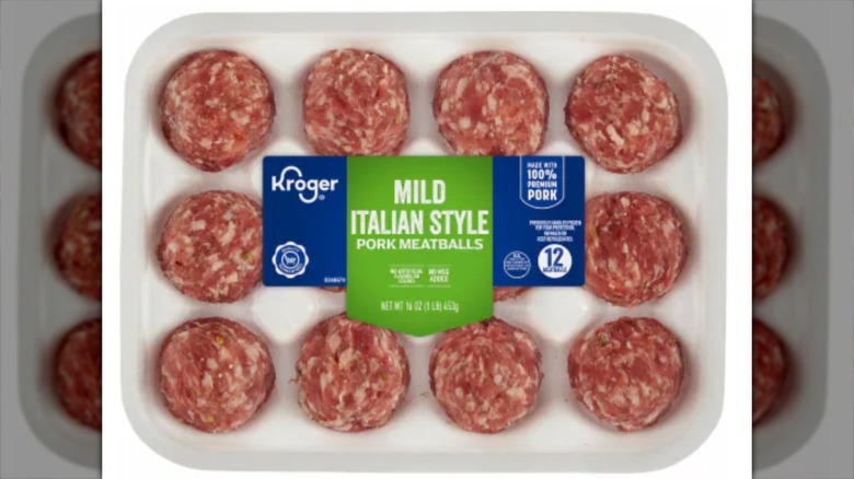 Kroger Italian meatballs