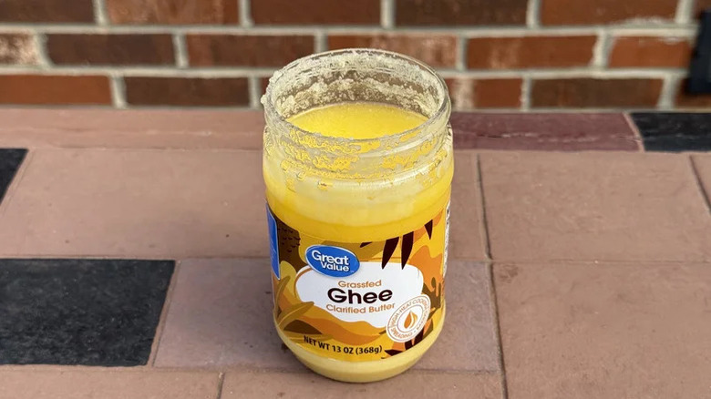 Great Value ghee on stone