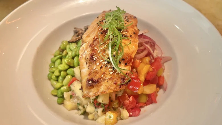 Cheesecake Factory Teriyaki Salmon Bowl