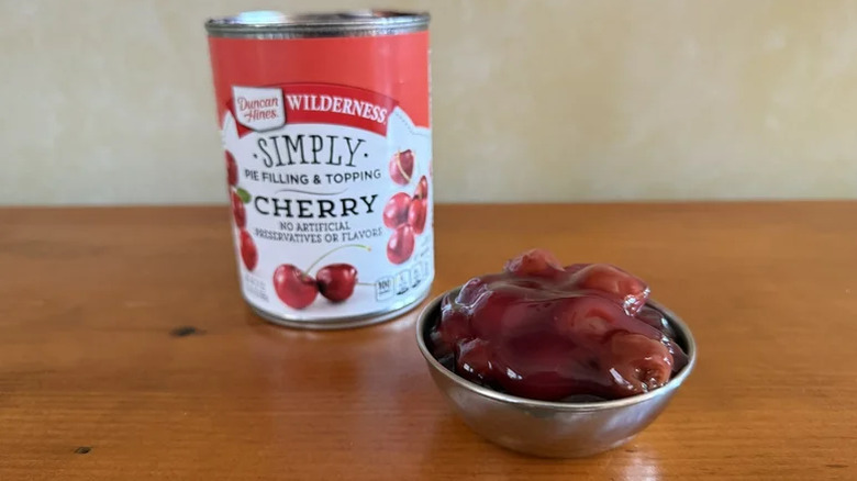 Store-bought cherry pie filling