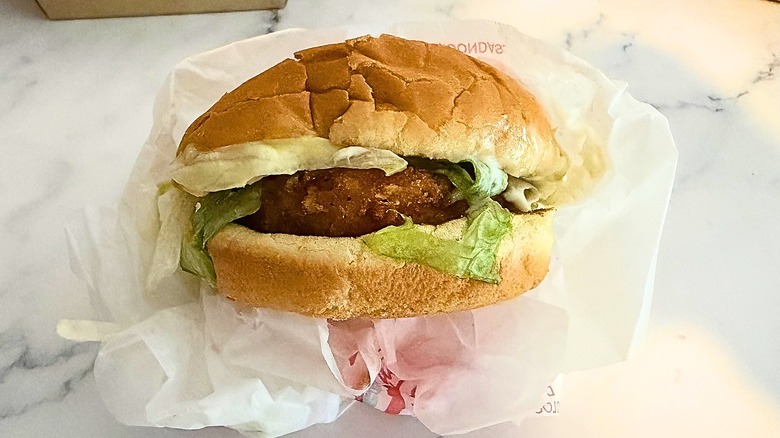 Wendy's crispy chicken sandwich